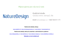 Tablet Screenshot of naturedesign.cz